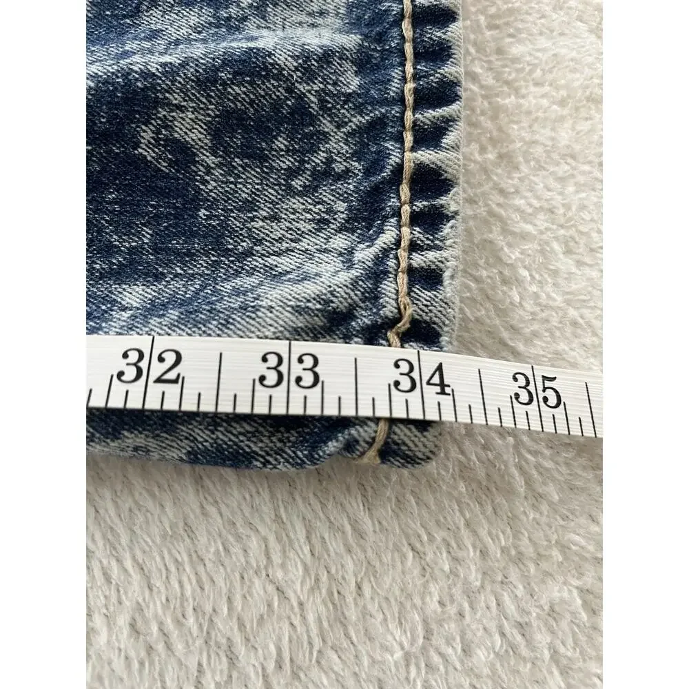 True Religion Ricky Super T Artist Lab Acid Wash Jeans Mens 40 Made in USA
